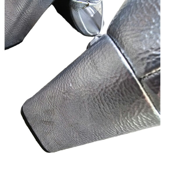 Northstrom Rack Heels Size 8 silver gray - Picture 5 of 8